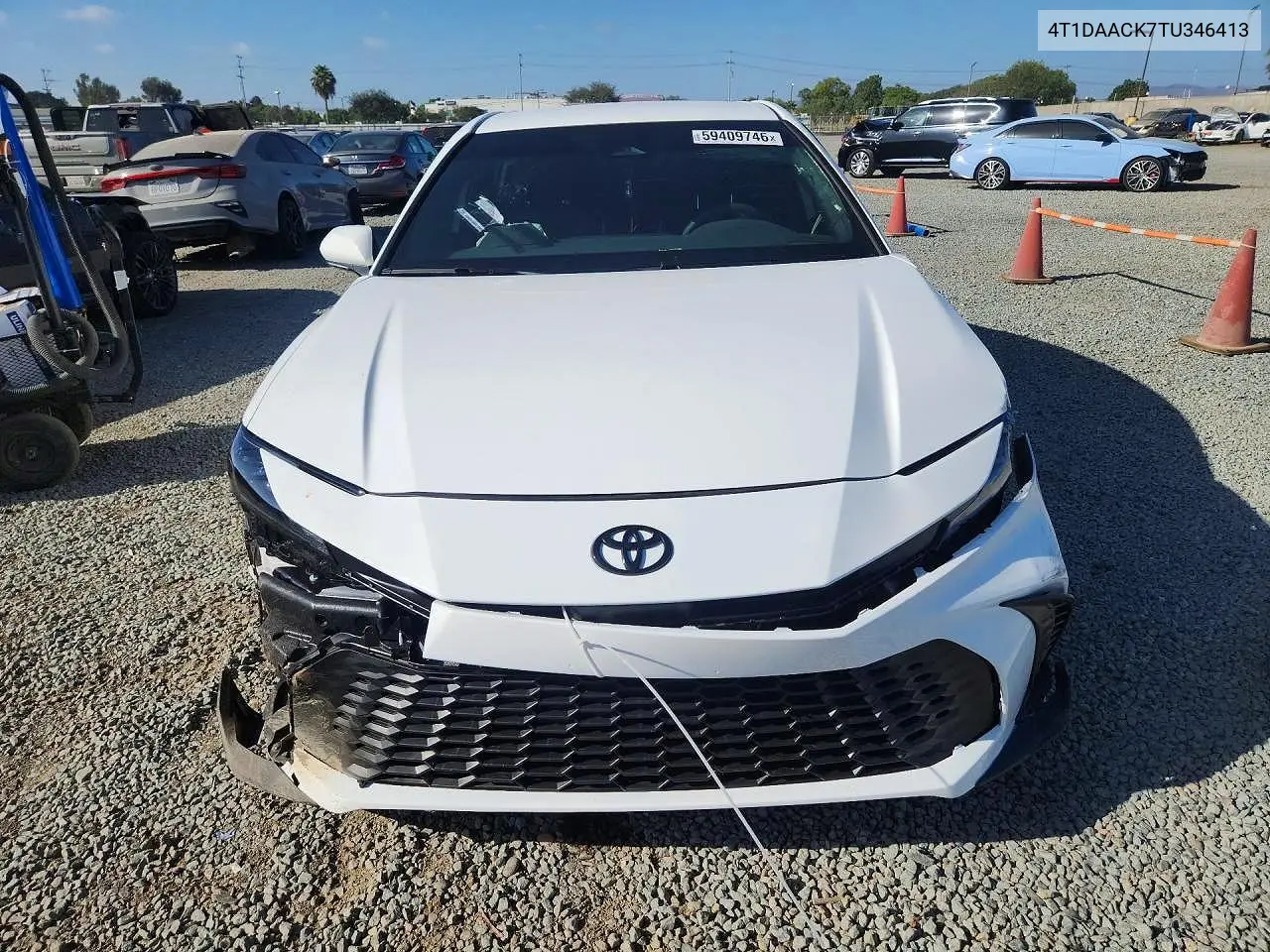 2026 TOYOTA CAMRY VIN 4T1DAACK7TU346413 — фото 5