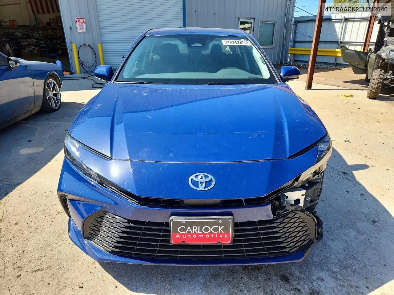 2026 TOYOTA CAMRY VIN 4T1DAACK2TU242640 — фото 5