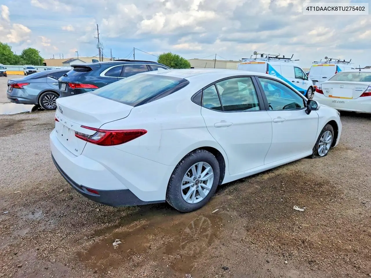 2026 TOYOTA CAMRY VIN 4T1DAACK8TU275402 — фото 3