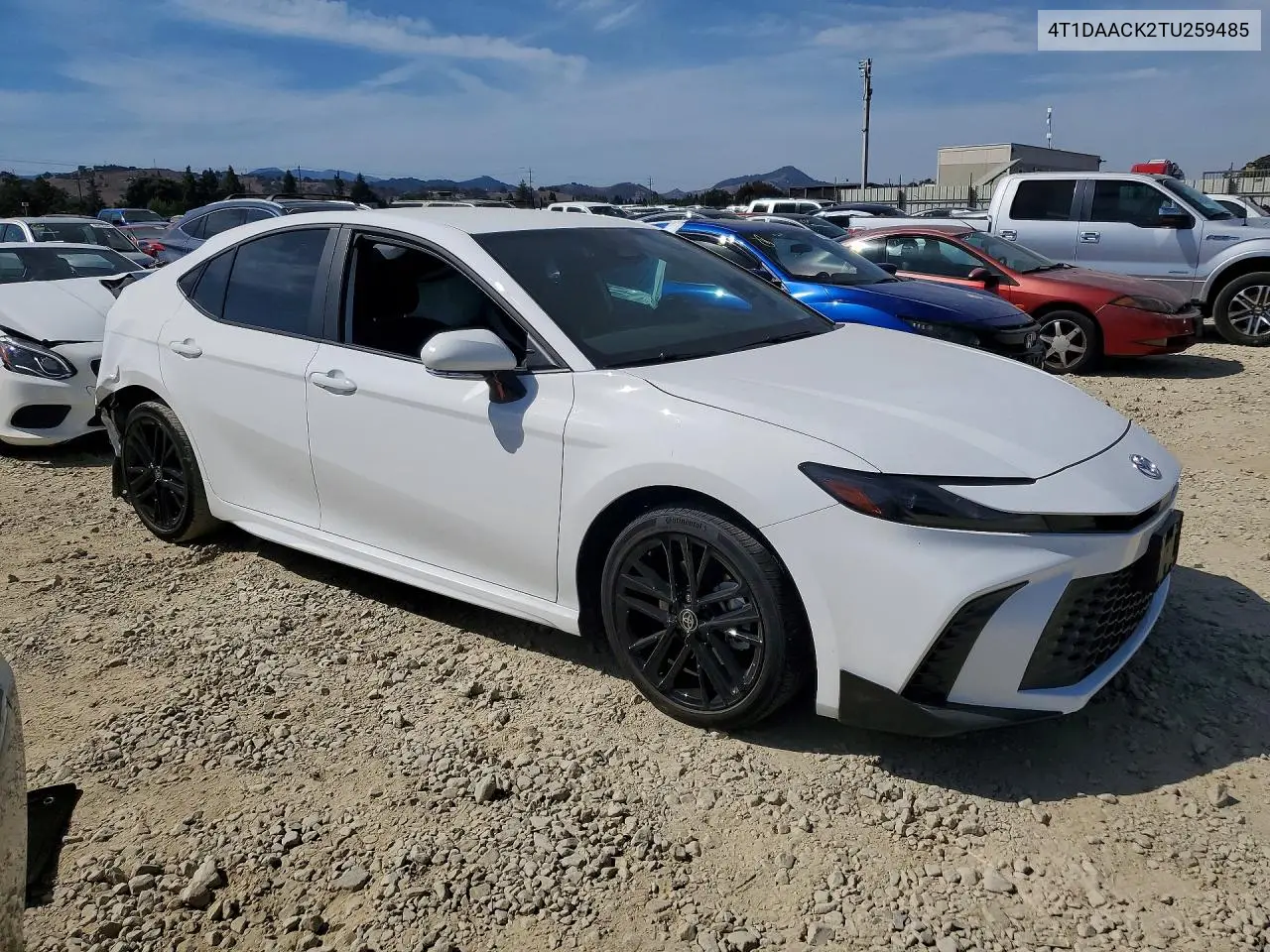 2026 TOYOTA CAMRY VIN 4T1DAACK2TU259485 — фото 4
