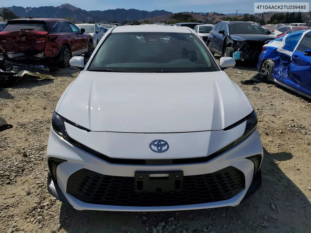 2026 TOYOTA CAMRY VIN 4T1DAACK2TU259485 — фото 5