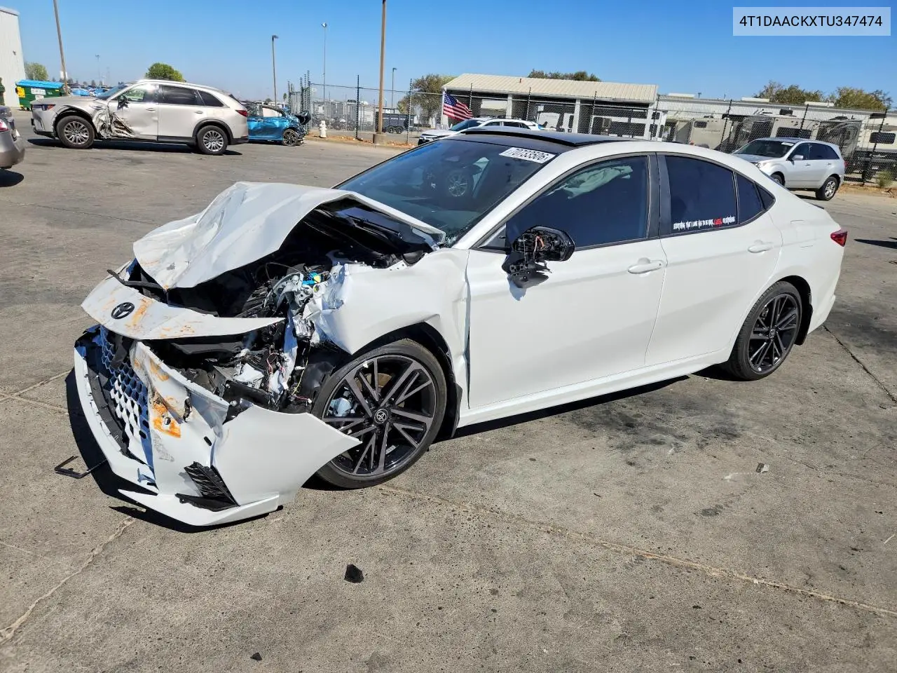 TOYOTA CAMRY 2026, VIN 4T1DAACKXTU347474