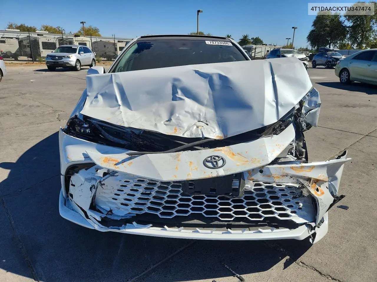 2026 TOYOTA CAMRY VIN 4T1DAACKXTU347474 — фото 5