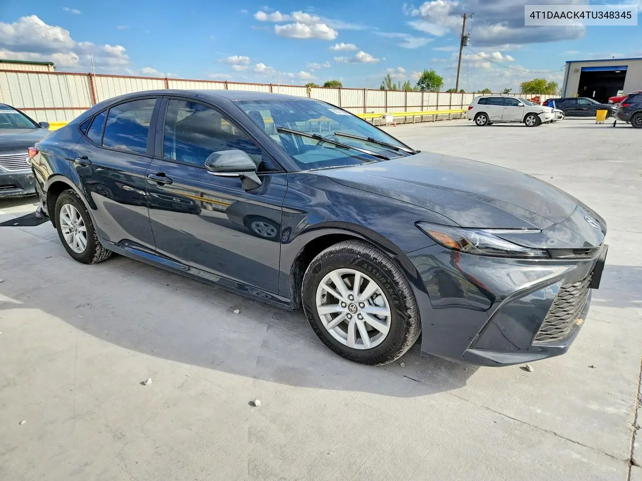 2026 TOYOTA CAMRY VIN 4T1DAACK4TU348345 — фото 4