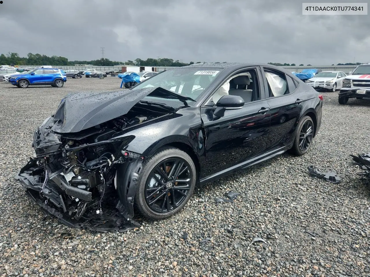 TOYOTA CAMRY 2026, VIN 4T1DAACK0TU774341