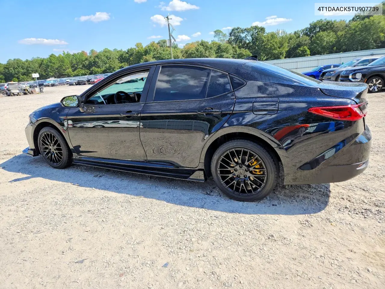 2026 TOYOTA CAMRY VIN 4T1DAACK5TU907739 — фото 2
