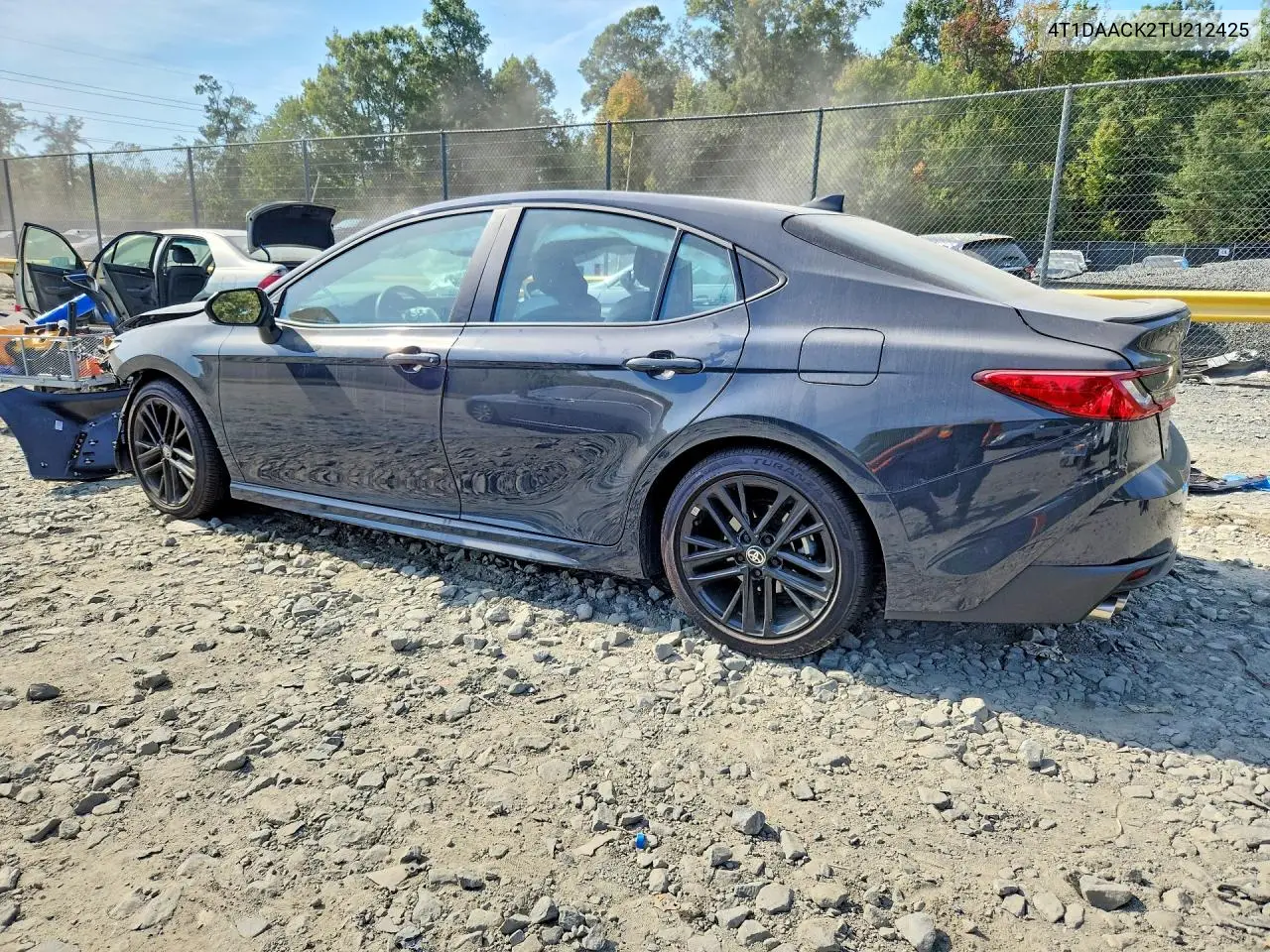 2026 TOYOTA CAMRY VIN 4T1DAACK2TU212425 — фото 2
