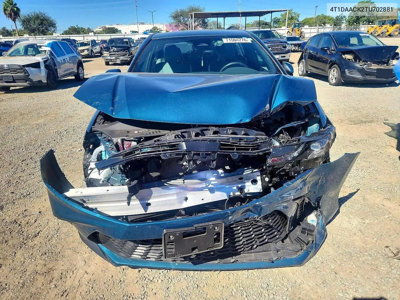 2026 TOYOTA CAMRY VIN 4T1DAACK2TU702881 — фото 5
