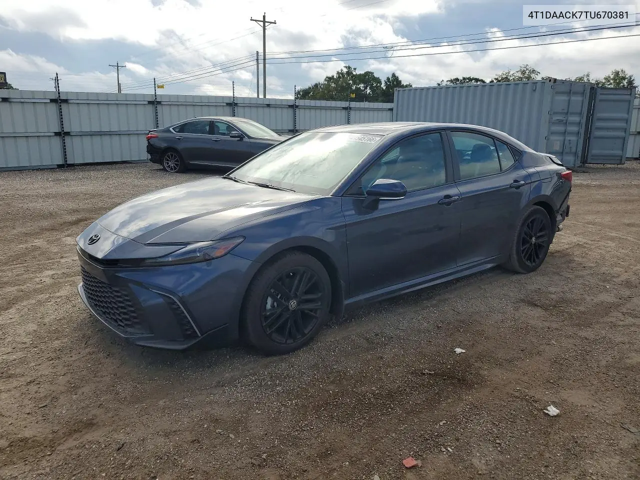TOYOTA CAMRY 2026, VIN 4T1DAACK7TU670381