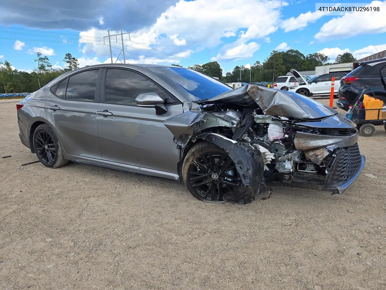 2026 TOYOTA CAMRY VIN 4T1DAACK8TU296198 — фото 4