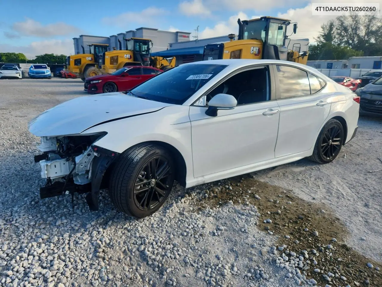 TOYOTA CAMRY 2026, VIN 4T1DAACK5TU260260