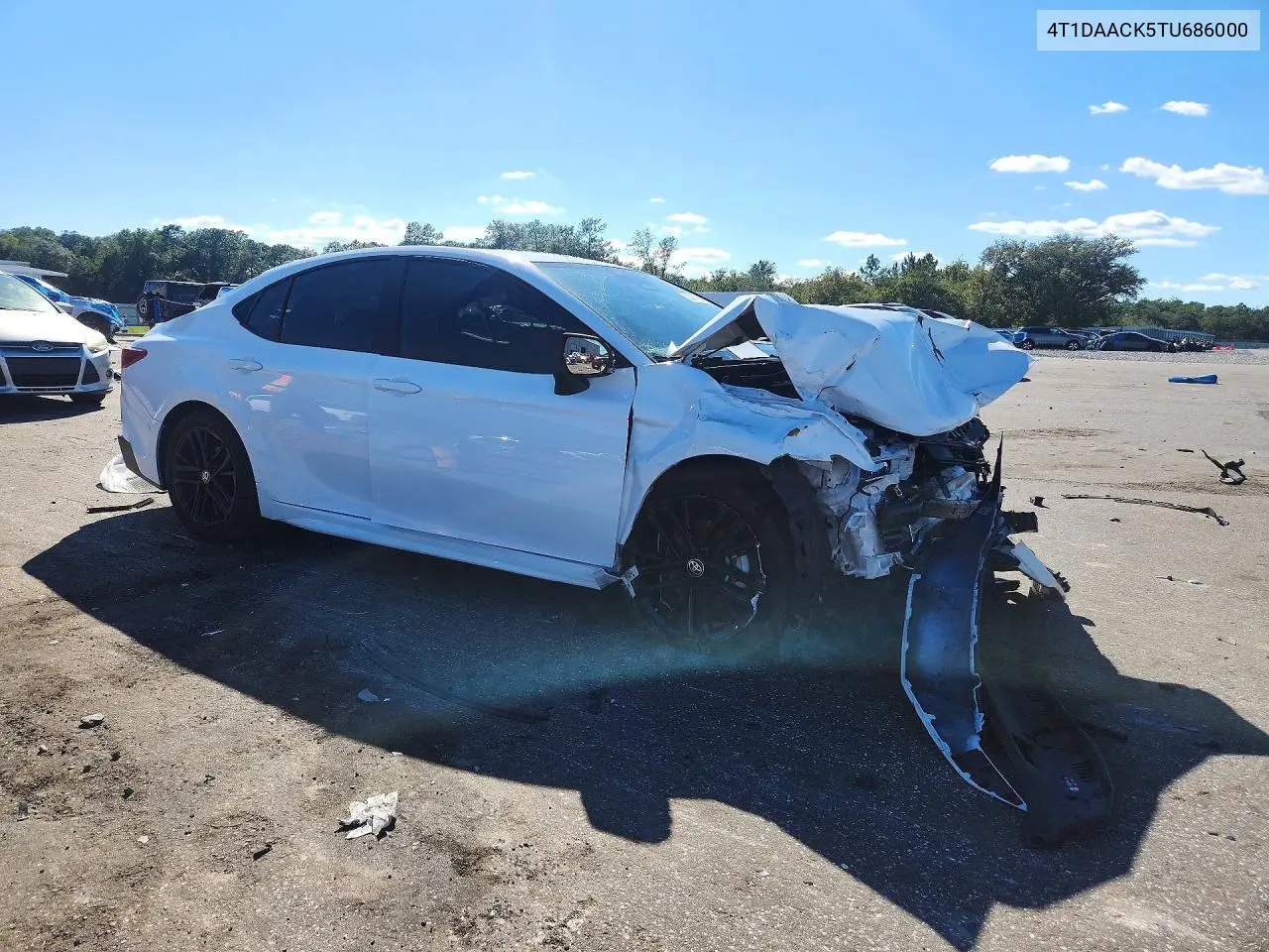2026 TOYOTA CAMRY VIN 4T1DAACK5TU686000 — фото 4