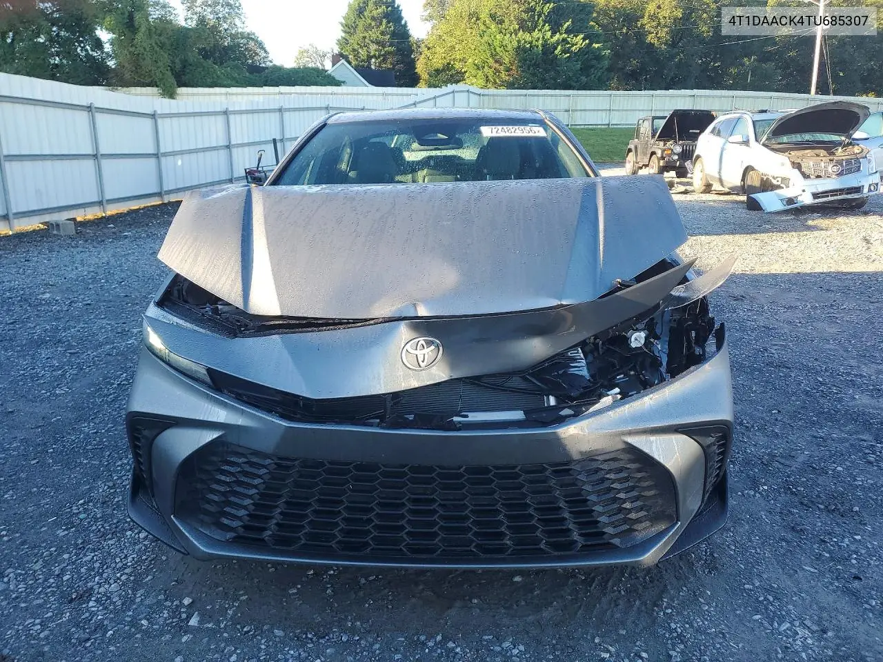 2026 TOYOTA CAMRY VIN 4T1DAACK4TU685307 — фото 5