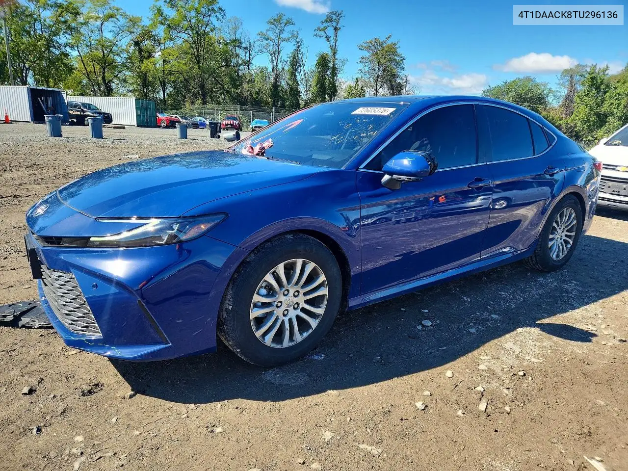 TOYOTA CAMRY 2026, VIN 4T1DAACK8TU296136