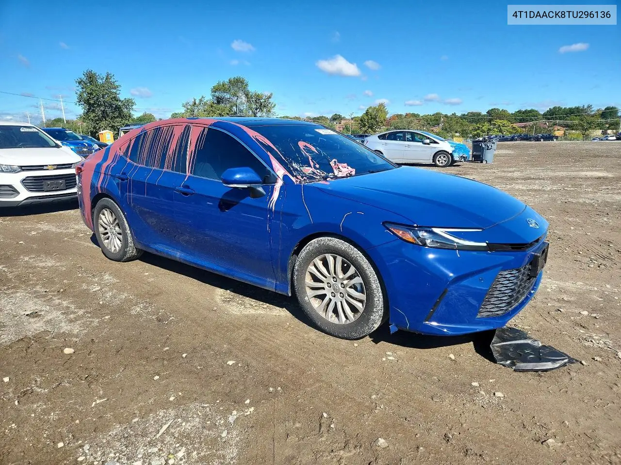 2026 TOYOTA CAMRY VIN 4T1DAACK8TU296136 — фото 4