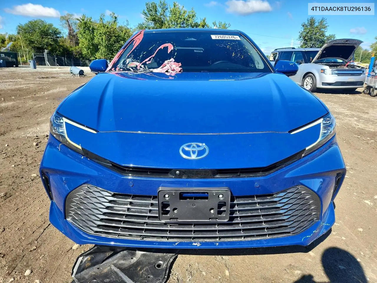 2026 TOYOTA CAMRY VIN 4T1DAACK8TU296136 — фото 5