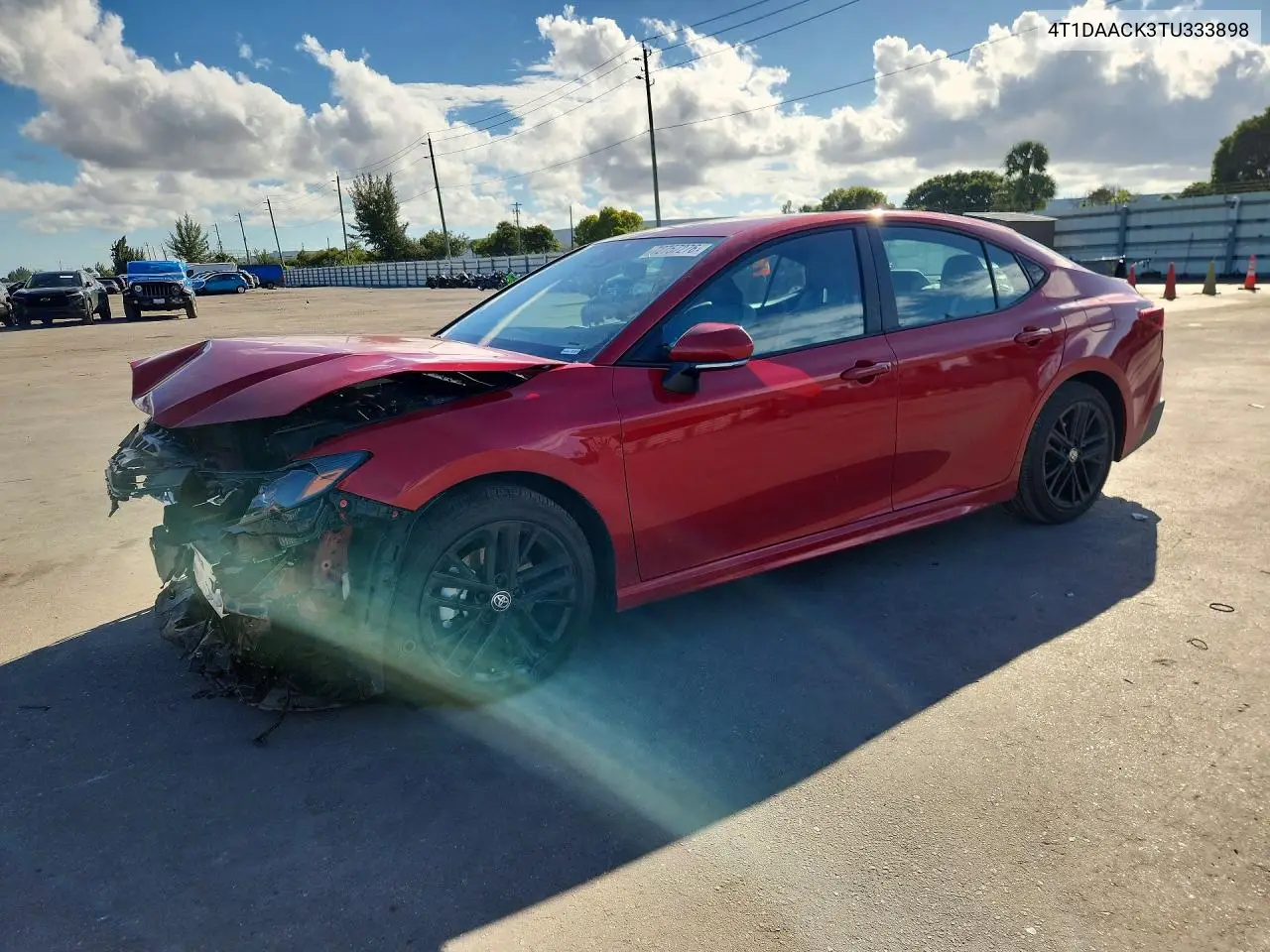 TOYOTA CAMRY 2026, VIN 4T1DAACK3TU333898