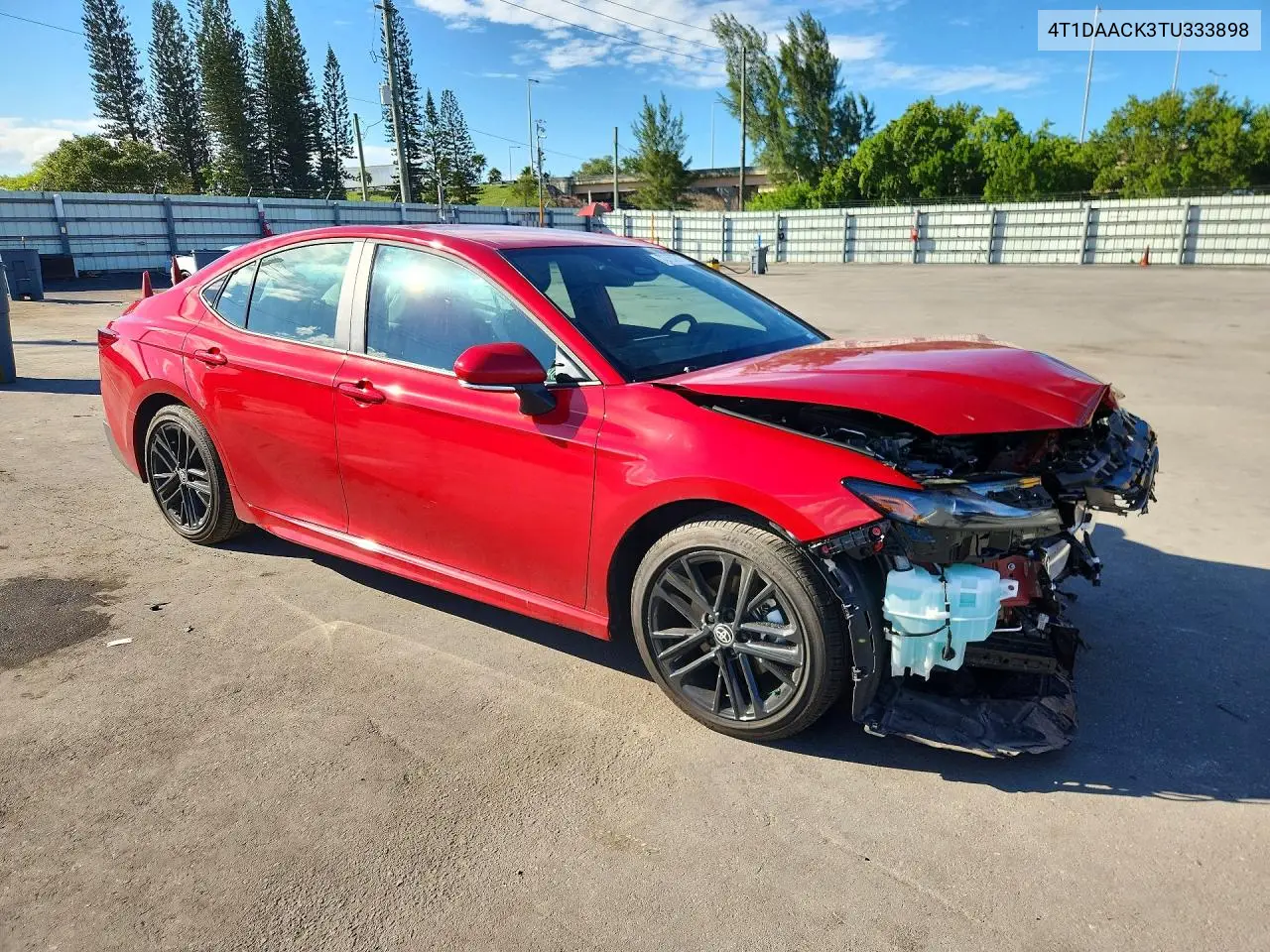 2026 TOYOTA CAMRY VIN 4T1DAACK3TU333898 — фото 4