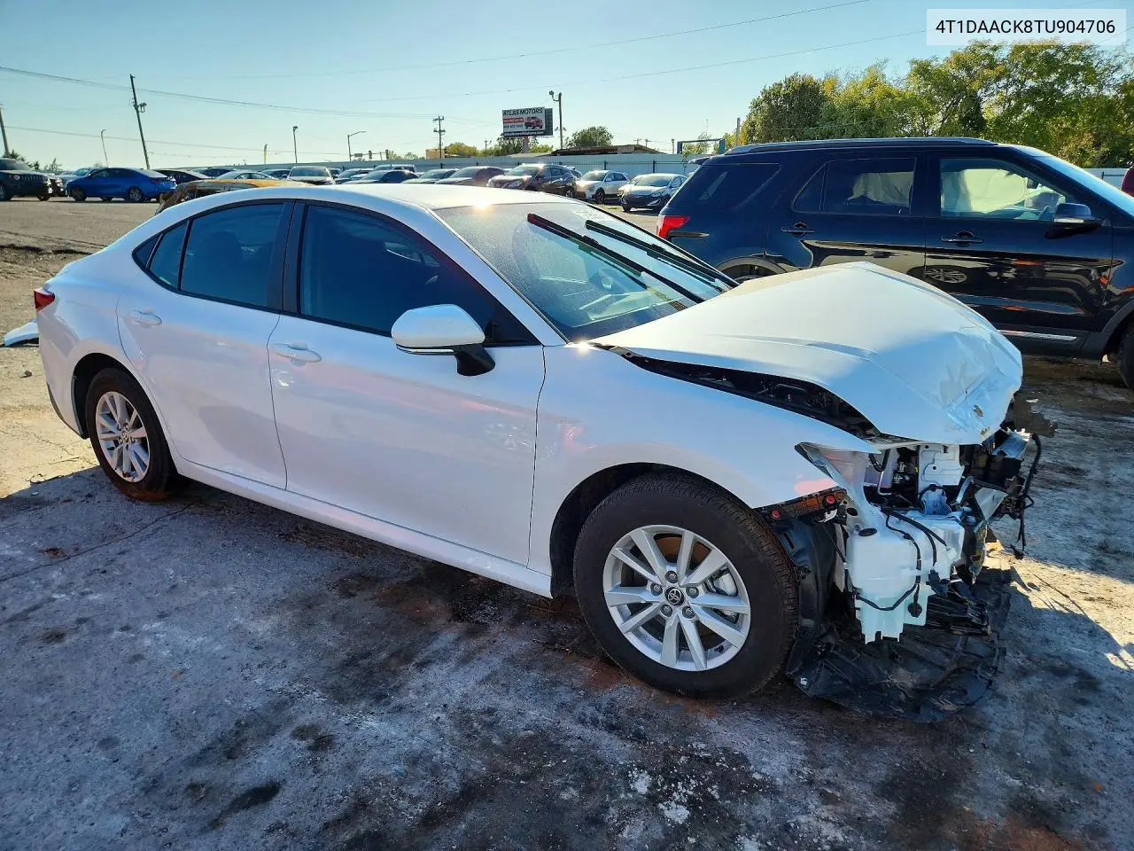 2026 TOYOTA CAMRY VIN 4T1DAACK8TU904706 — фото 4