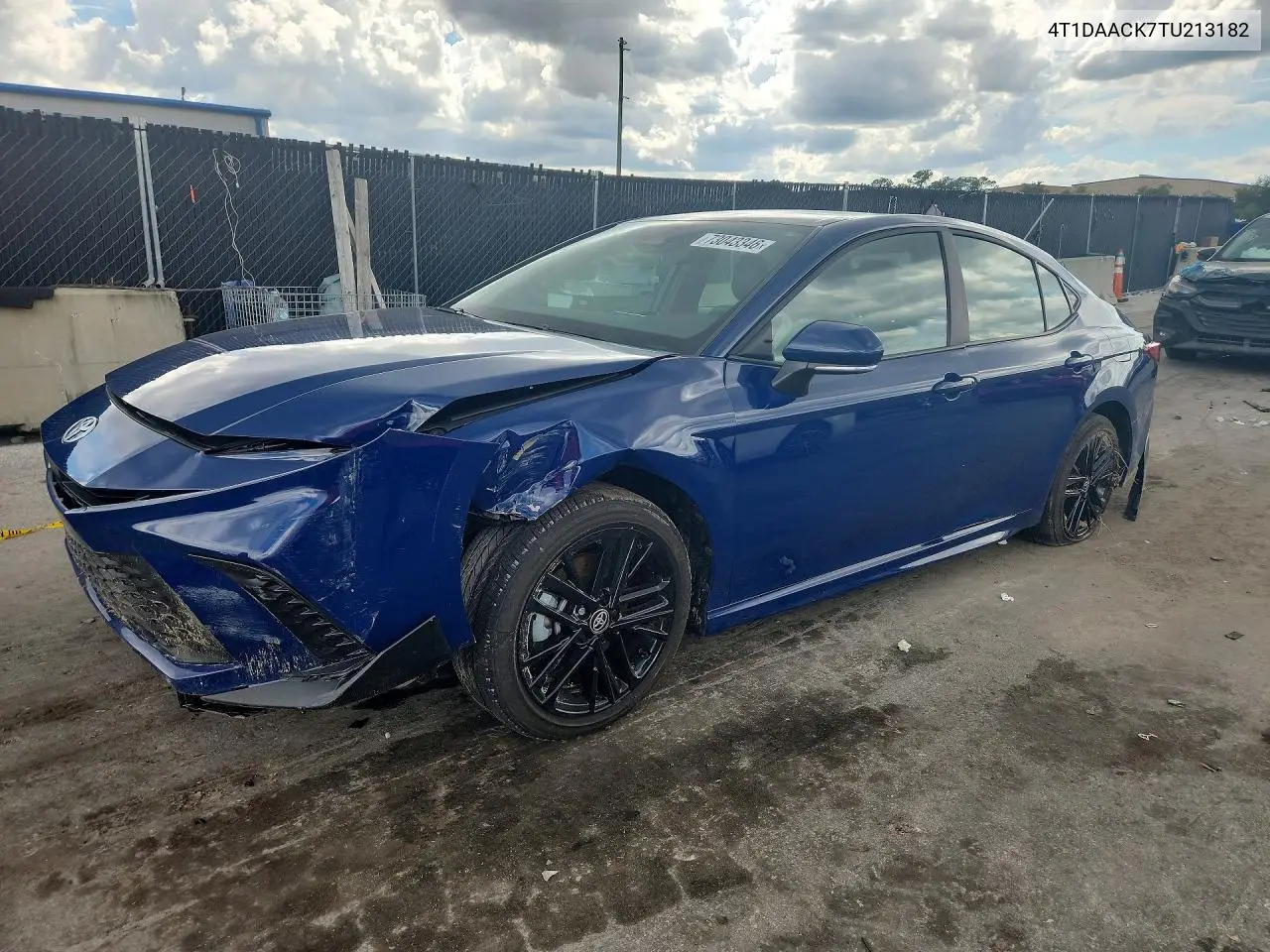 TOYOTA CAMRY 2026, VIN 4T1DAACK7TU213182