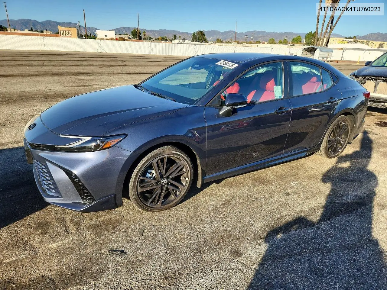 TOYOTA CAMRY 2026, VIN 4T1DAACK4TU760023