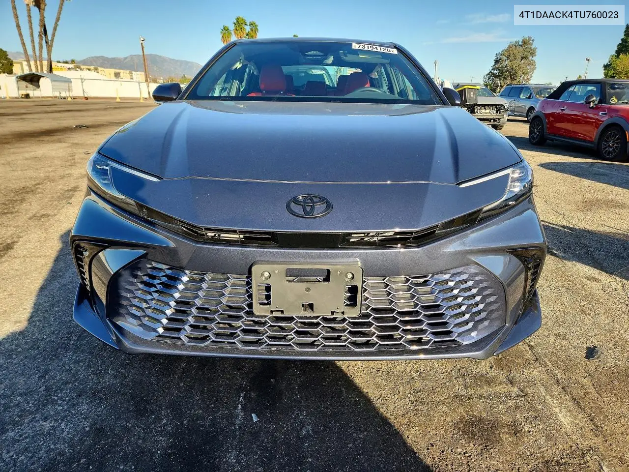 2026 TOYOTA CAMRY VIN 4T1DAACK4TU760023 — фото 5