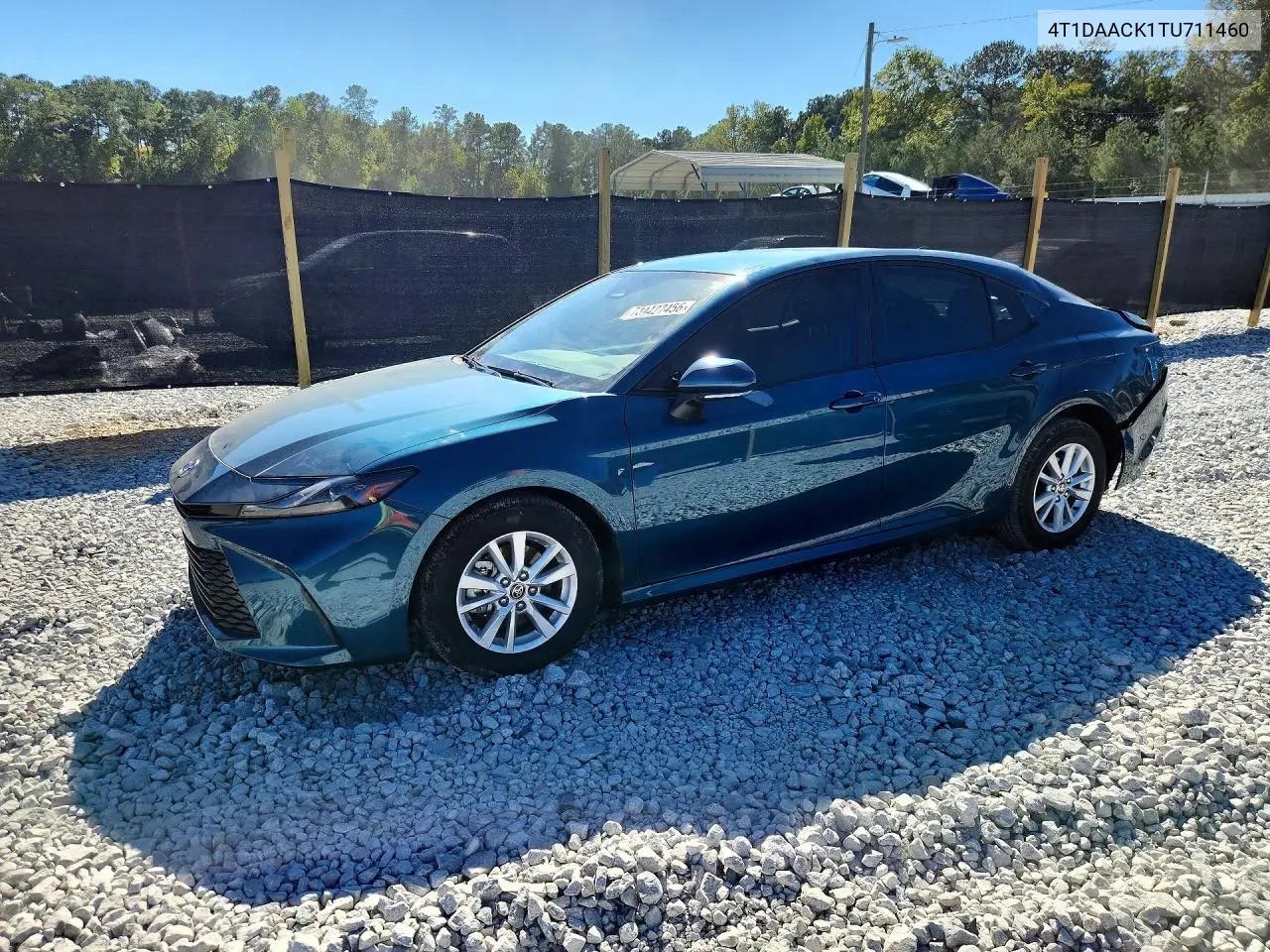 TOYOTA CAMRY 2026, VIN 4T1DAACK1TU711460