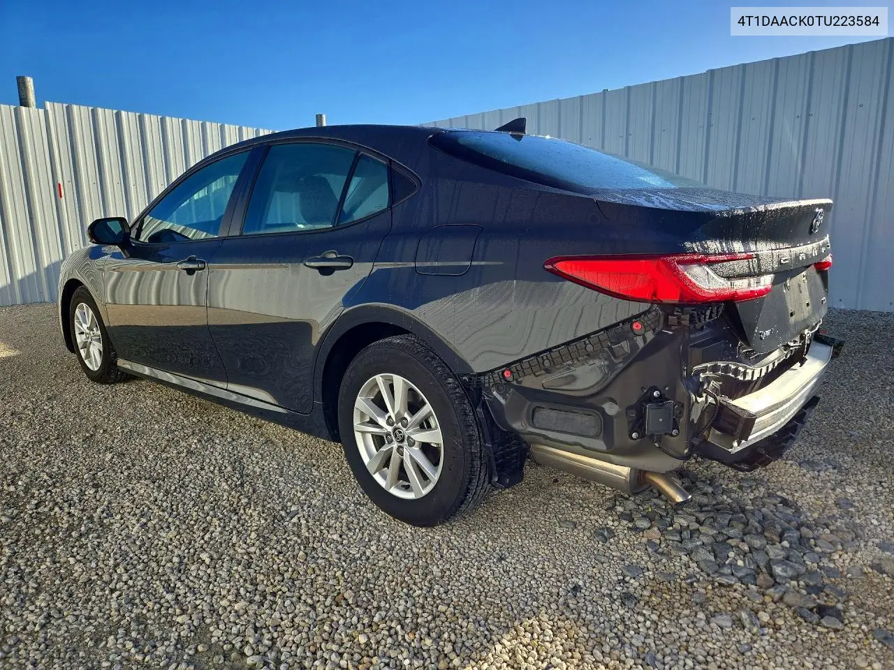 2026 TOYOTA CAMRY VIN 4T1DAACK0TU223584 — фото 2