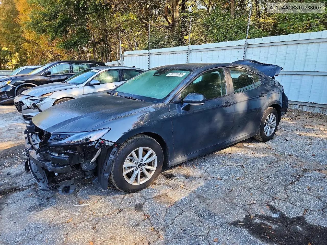 TOYOTA CAMRY 2026, VIN 4T1DAACK3TU733007