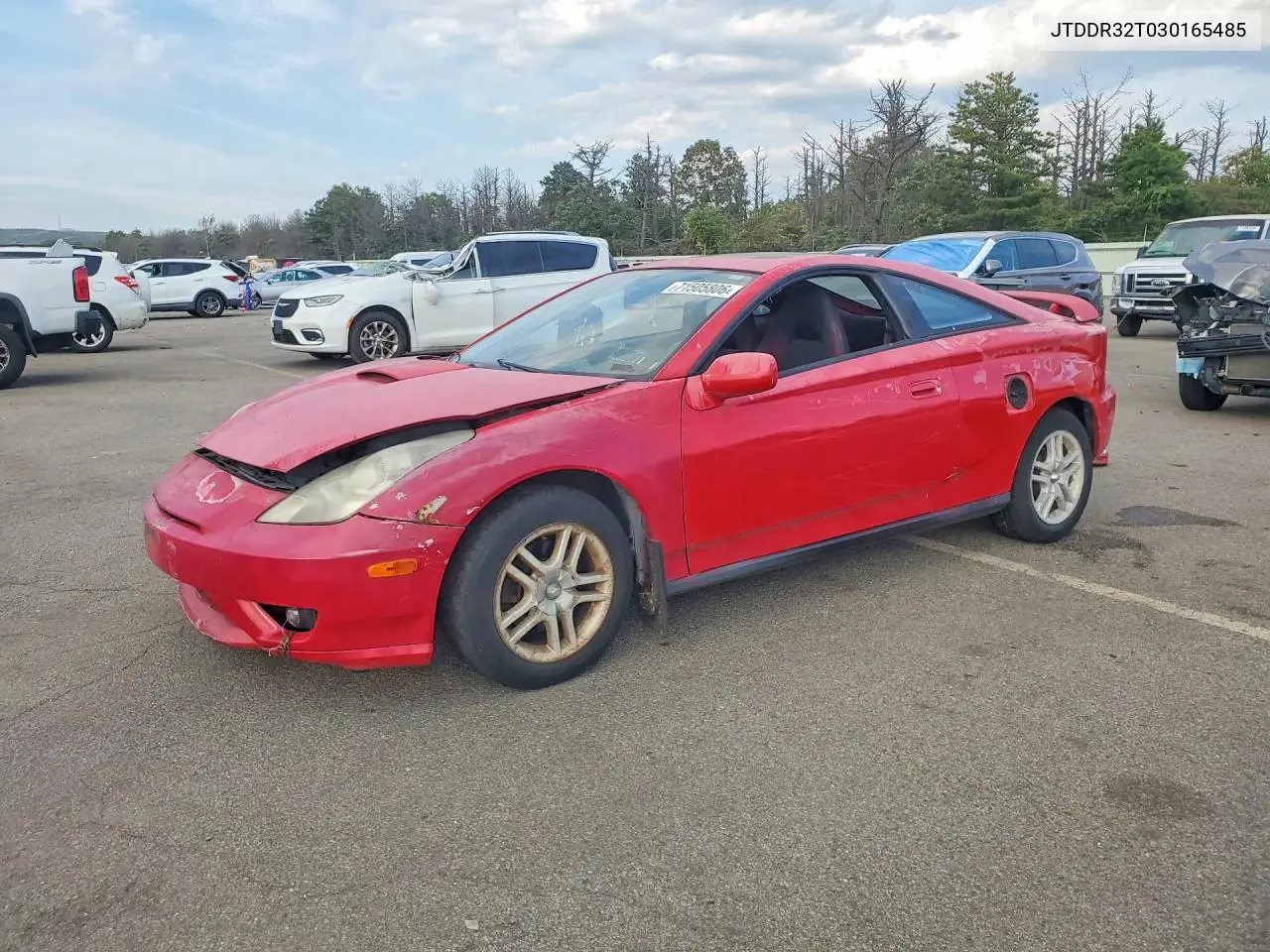 TOYOTA CELICA 2003, VIN JTDDR32T030165485