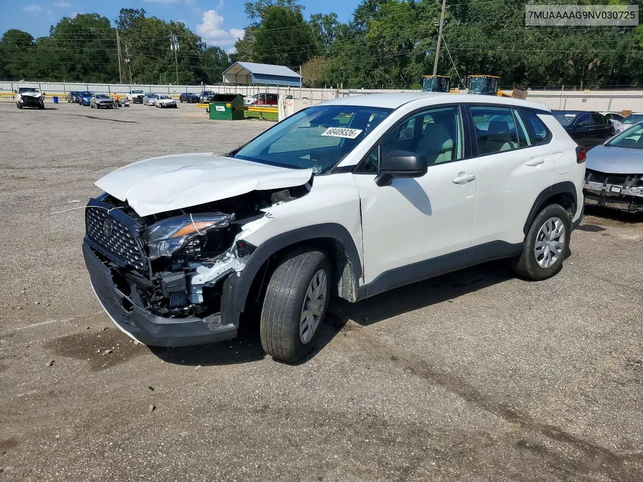 TOYOTA COROLLA CROSS 2022, VIN 7MUAAAAG9NV030725