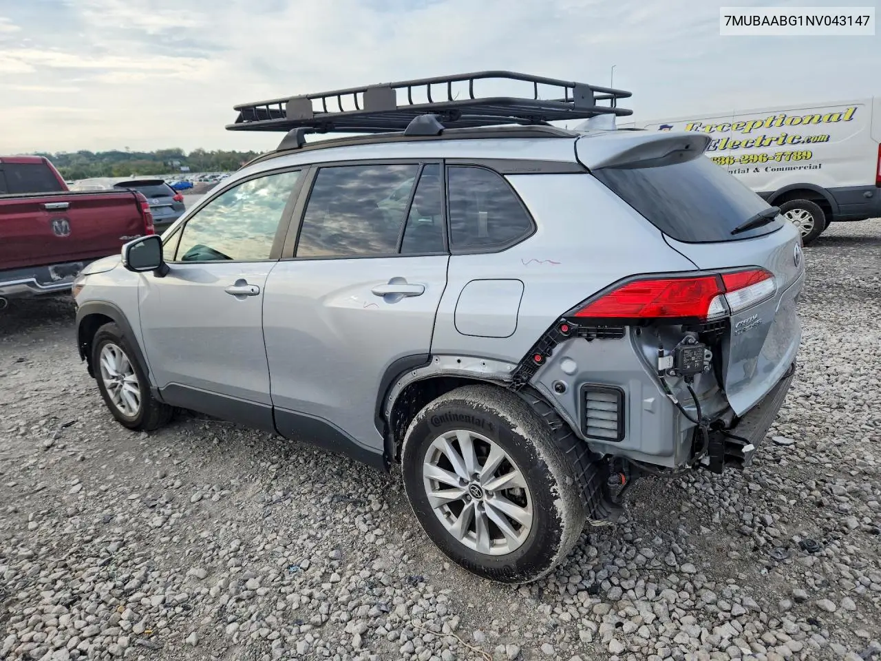 2022 TOYOTA COROLLA CROSS VIN 7MUBAABG1NV043147 — фото 2