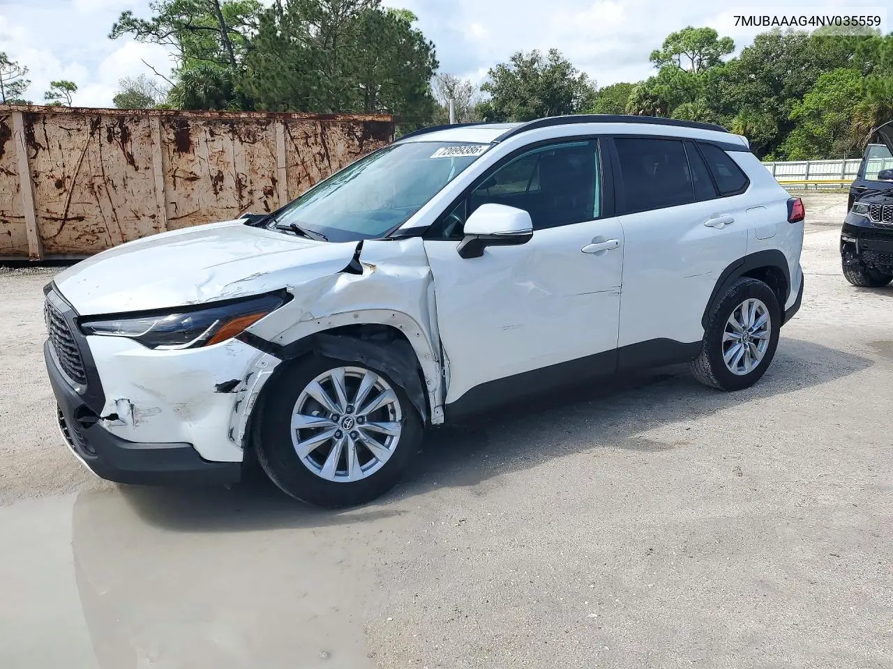 TOYOTA COROLLA CROSS 2022, VIN 7MUBAAAG4NV035559