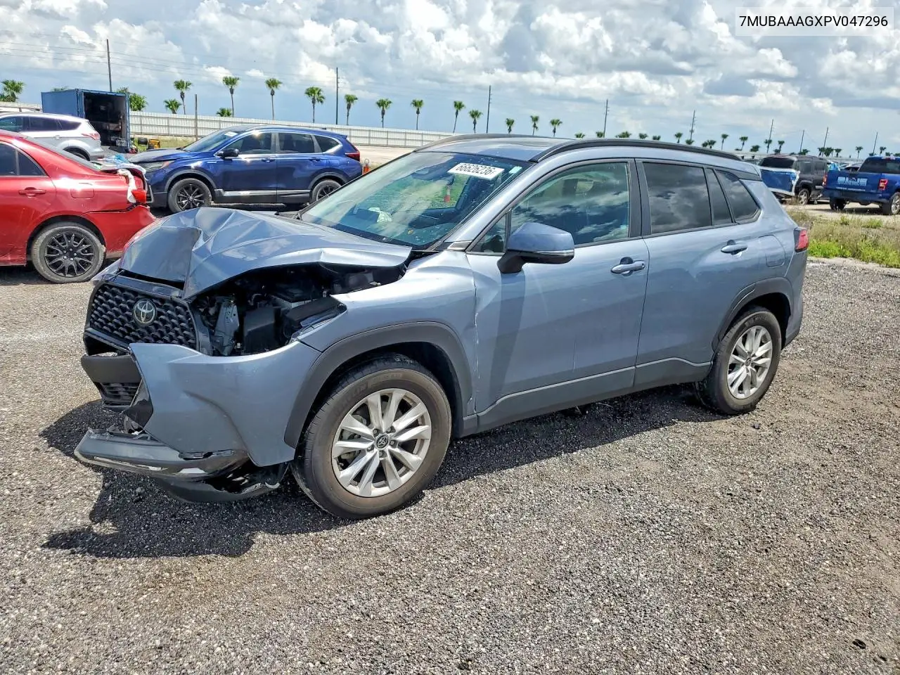 TOYOTA COROLLA CROSS 2023, VIN 7MUBAAAGXPV047296