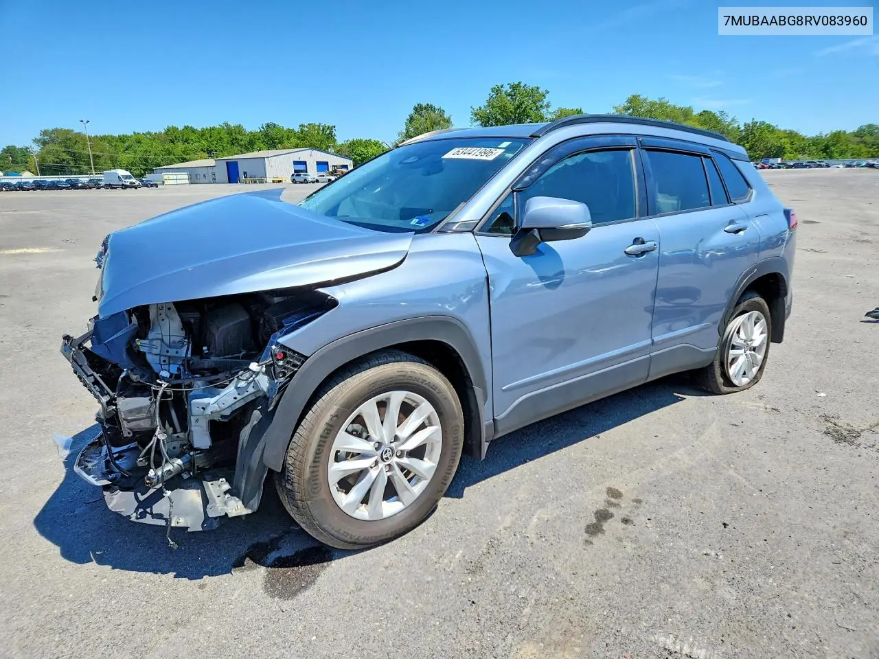 TOYOTA COROLLA CROSS 2024, VIN 7MUBAABG8RV083960