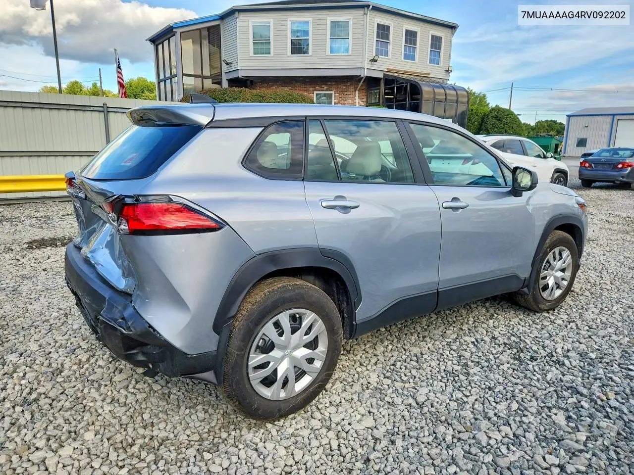 2024 TOYOTA COROLLA CROSS VIN 7MUAAAAG4RV092202 — фото 3