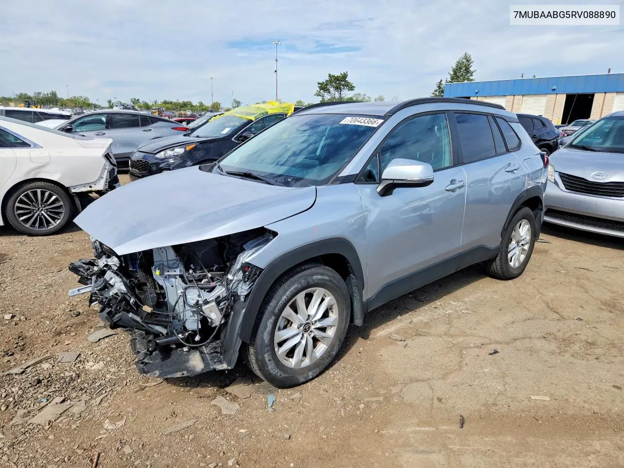 TOYOTA COROLLA CROSS 2024, VIN 7MUBAABG5RV088890