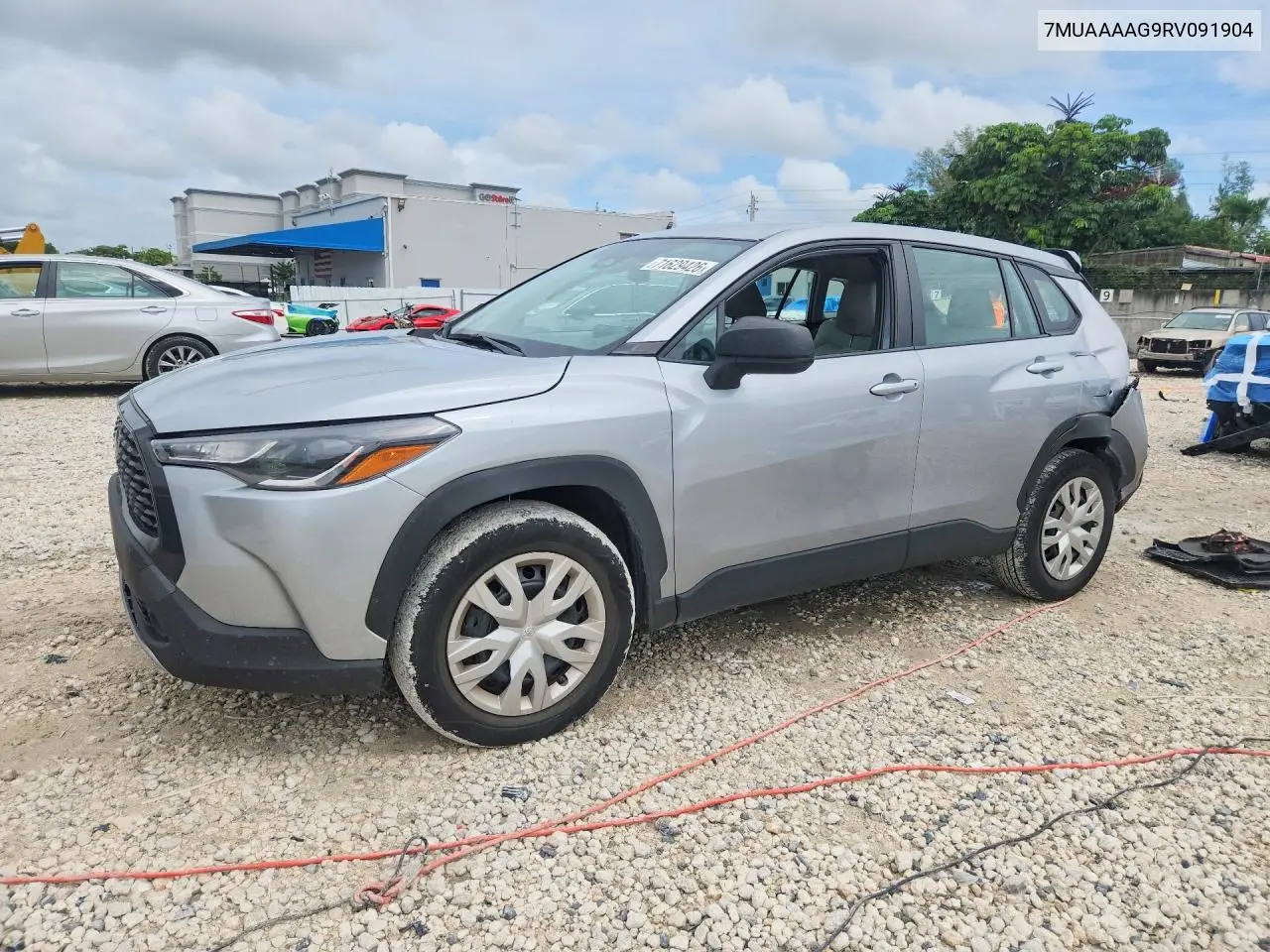 TOYOTA COROLLA CROSS 2024, VIN 7MUAAAAG9RV091904