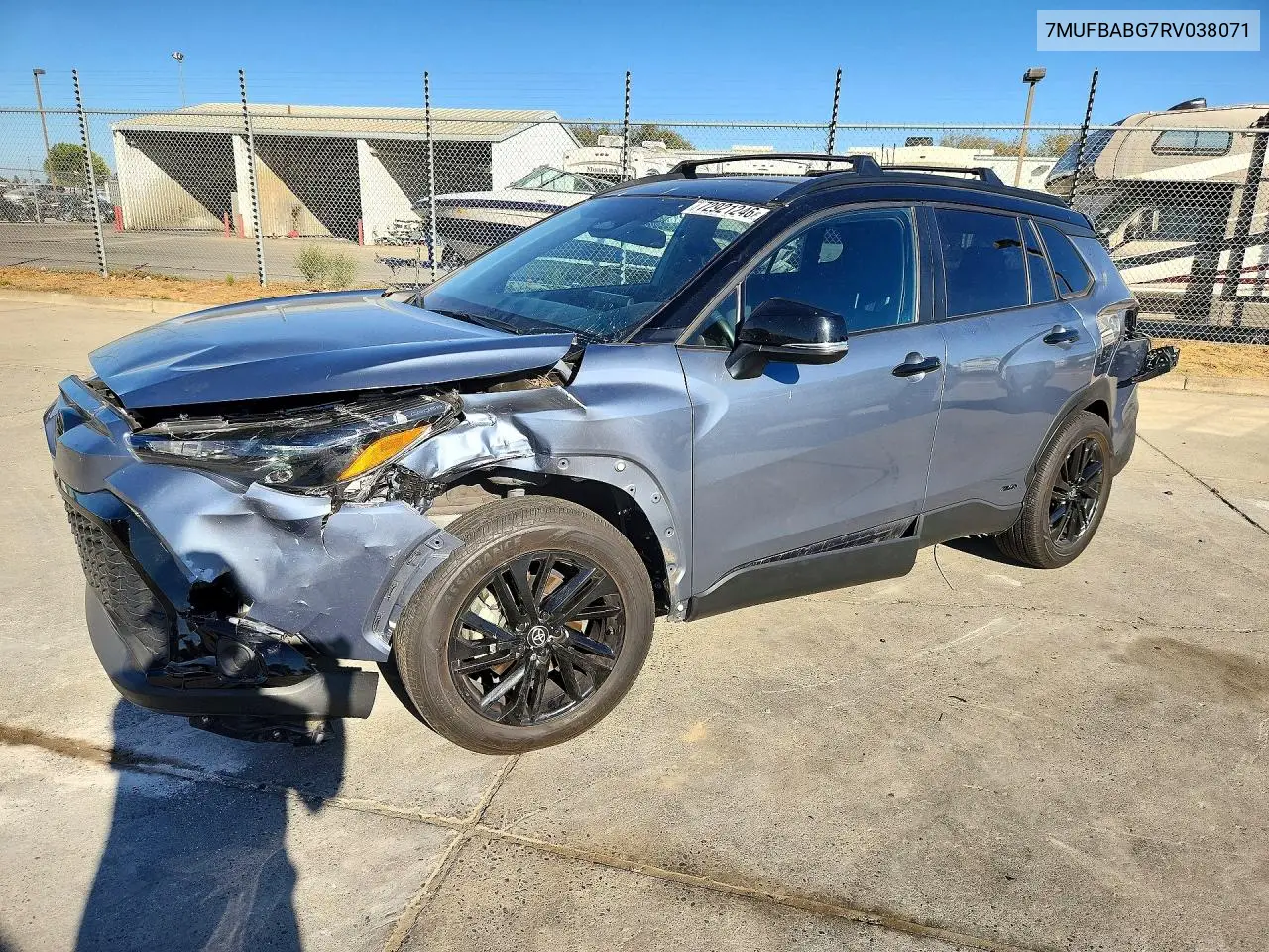 TOYOTA COROLLA CROSS 2024, VIN 7MUFBABG7RV038071