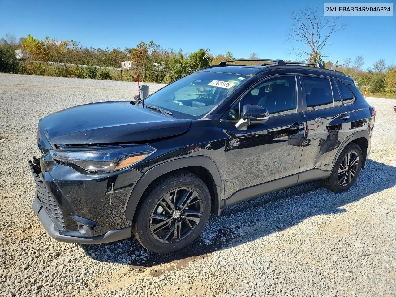 TOYOTA COROLLA CROSS 2024, VIN 7MUFBABG4RV046824