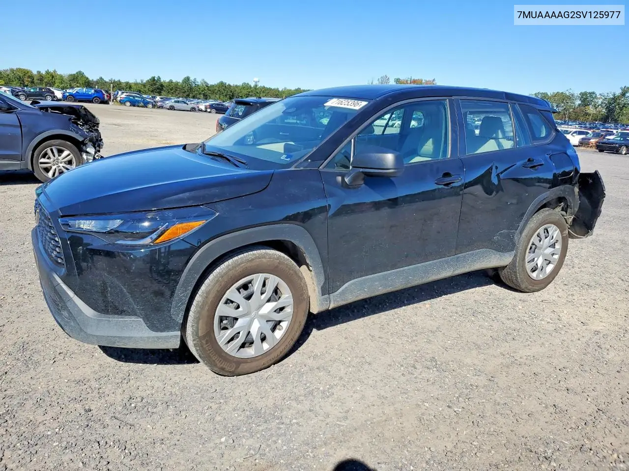 TOYOTA COROLLA CROSS 2025, VIN 7MUAAAAG2SV125977