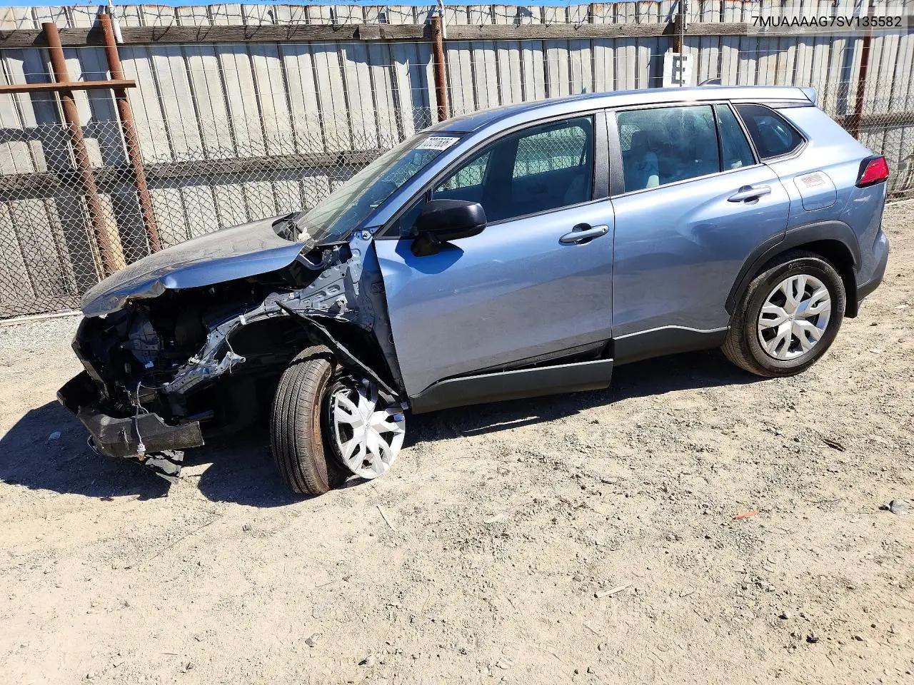 TOYOTA COROLLA CROSS 2025, VIN 7MUAAAAG7SV135582