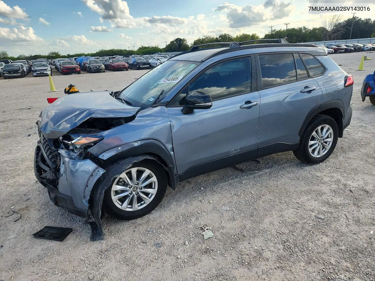 TOYOTA COROLLA CROSS 2025, VIN 7MUCAAAG2SV143016