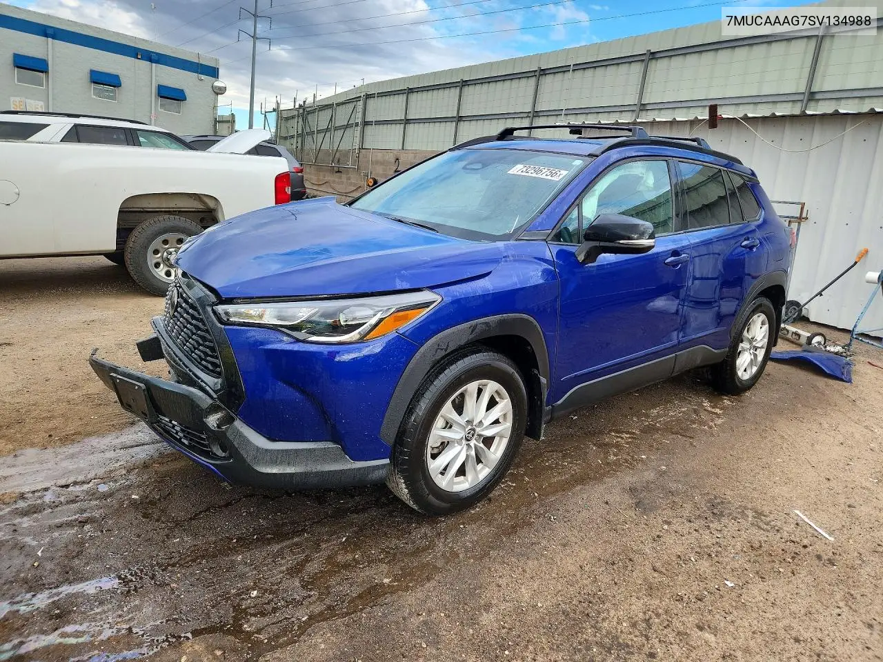 TOYOTA COROLLA CROSS 2025, VIN 7MUCAAAG7SV134988
