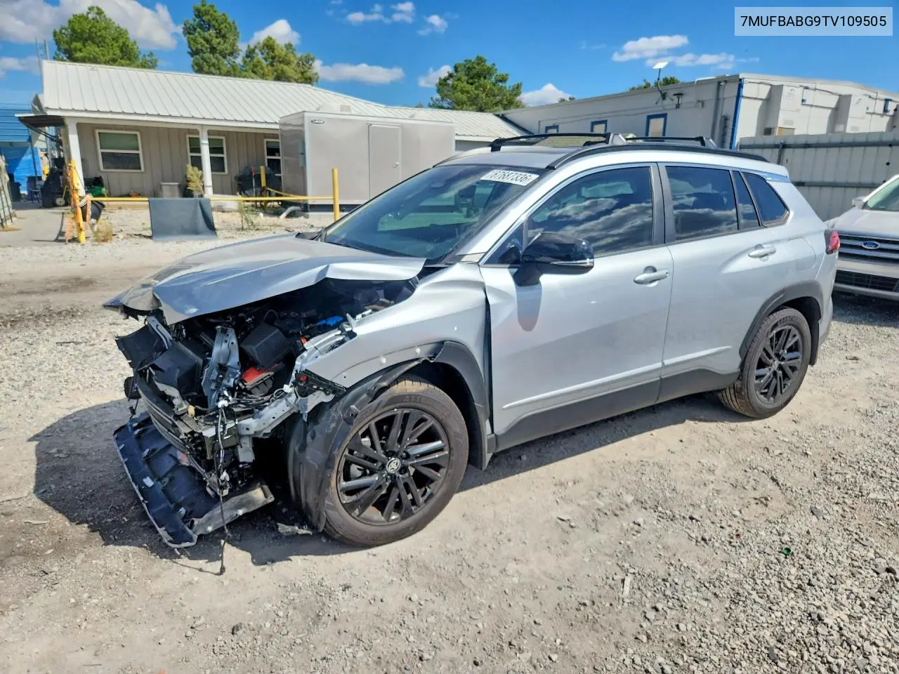 TOYOTA COROLLA CROSS 2026, VIN 7MUFBABG9TV109505
