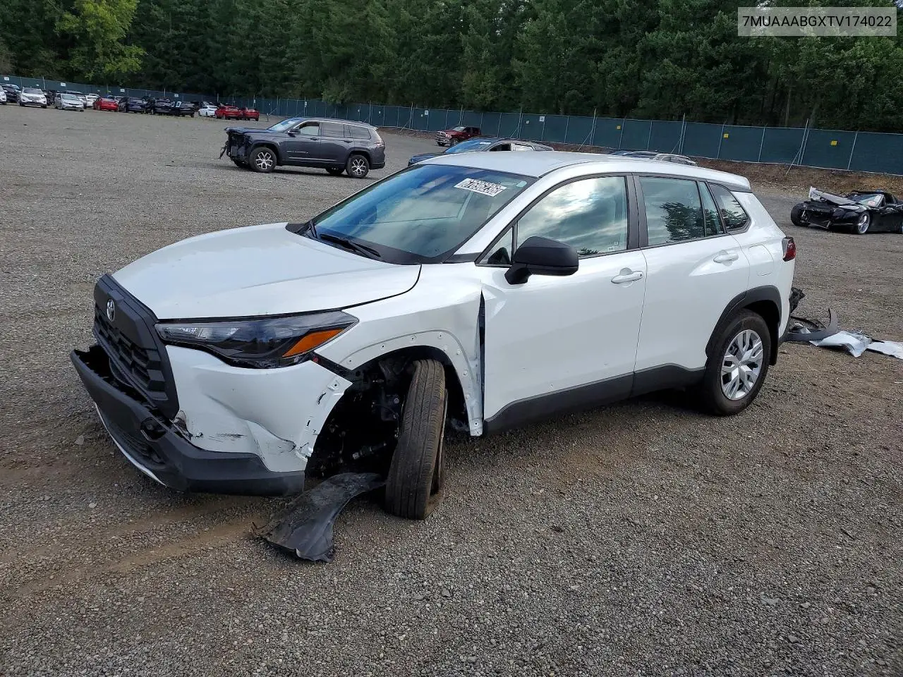 TOYOTA COROLLA CROSS 2026, VIN 7MUAAABGXTV174022