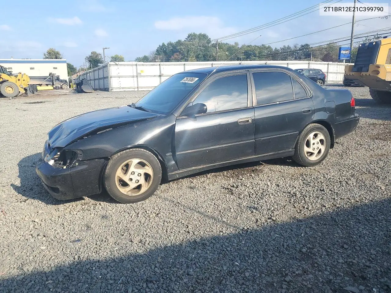 TOYOTA COROLLA 2001, VIN 2T1BR12E21C399790