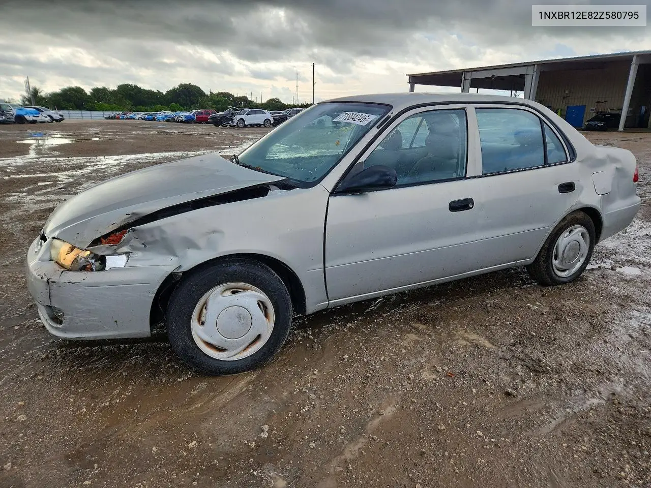 TOYOTA COROLLA 2002, VIN 1NXBR12E82Z580795