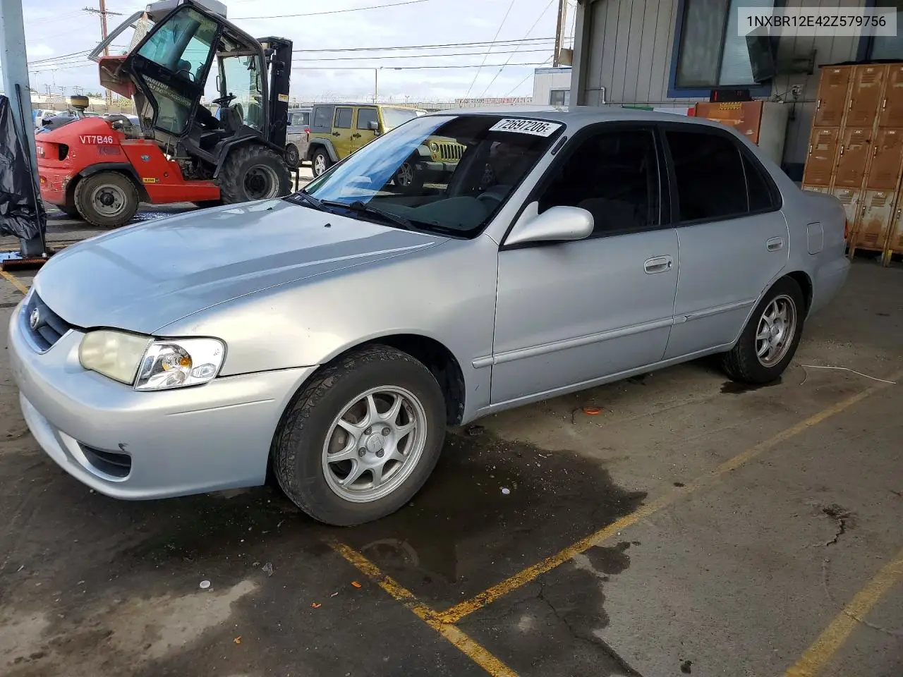 TOYOTA COROLLA 2002, VIN 1NXBR12E42Z579756