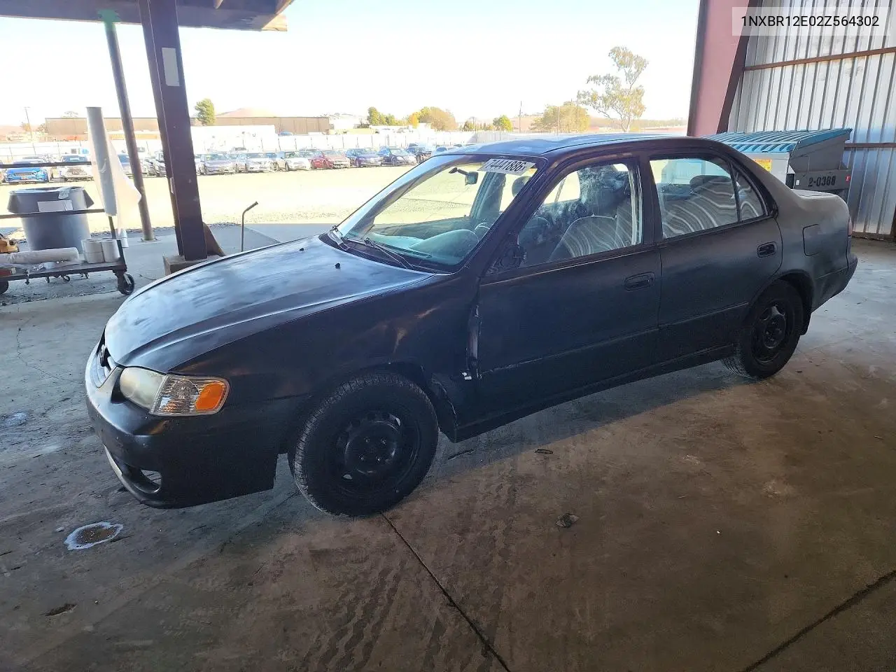 TOYOTA COROLLA 2002, VIN 1NXBR12E02Z564302